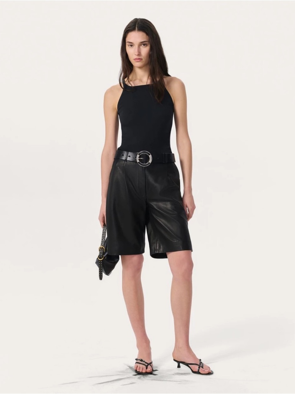 Rag & bone leather shorts